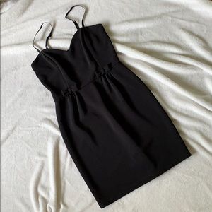 Mystic Little Black Bow Dress